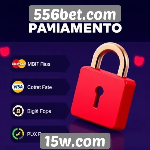 Métodos de pagamento aceitos no 556bet.com